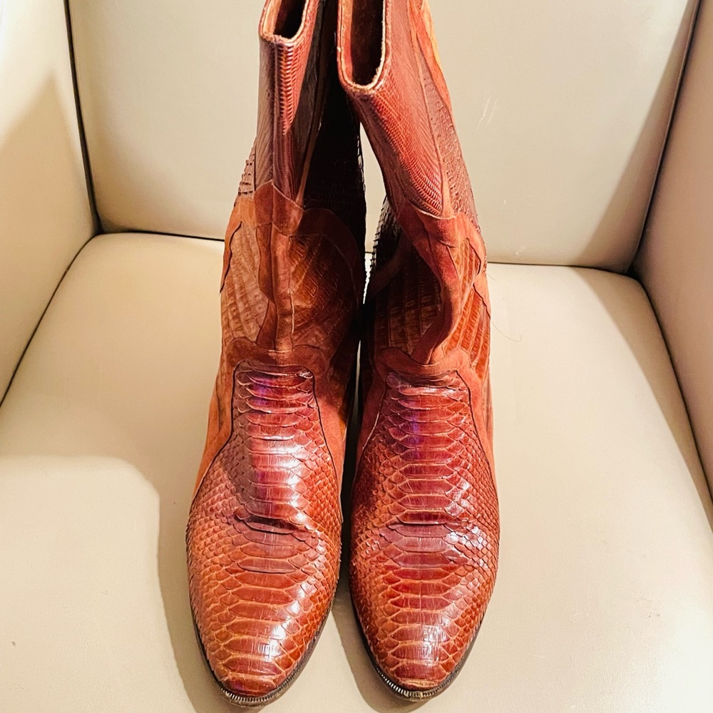 AUTHENTIC Snake Skin Boots